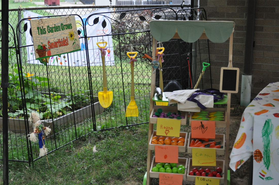Image childrens fruit and veggie stand
